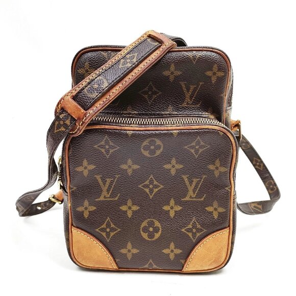 Louis Vuitton Amazon Brown Monogram Crossbody Bag 214-102325 - Picture 1 of 9